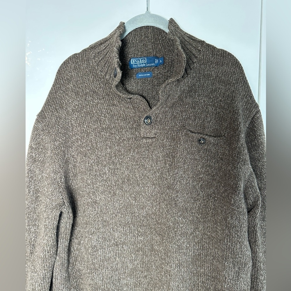 Vintage Polo Ralph Lauren Knit Sweater Brown
Heather Old Money Grandpacore L - Picture 4 of 8